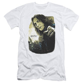 Harry Potter Snape Poster Men's Ultra-Soft 30/1 Cotton Slim Short-Sleeve T-Shirt